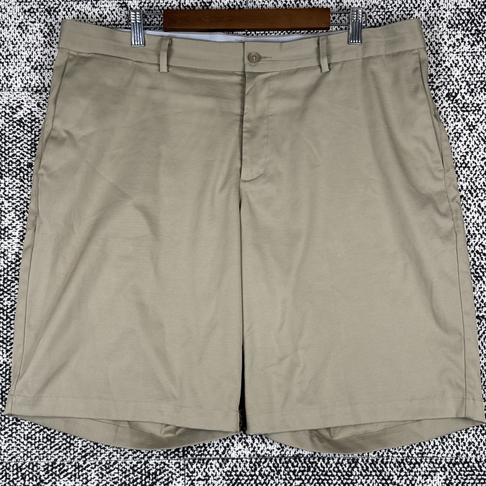 Nike Golf Dri‎ Fit Standard Fit Shorts Mens 38 Tan Chino Golf Sports Activewear
